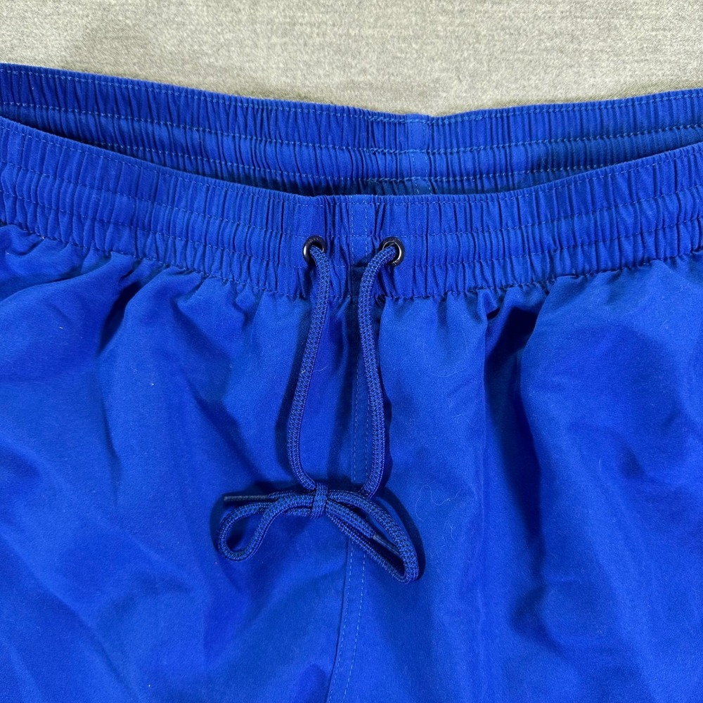 Nike Swim Trunks Men's Size XL Blue ColorBlock Lined Volley Shorts Beach Wear - Picture 6 of 9